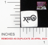 Dice : D6 OPAQUE ROUNDED SOLID COMPONENT GAME SYSTEMS XENA THE WARRIOR PRINCESS THE BOARD GAME BKTRADE 01