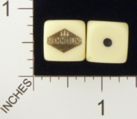 Dice : D6 OPAQUE ROUNDED SOLID KUEMMERLING 01