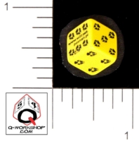 Dice : D6 OPAQUE ROUNDED SOLID Q WORKSHOP WWW WILCZEK POZNAN PL 01