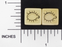 Dice : D6 OPAQUE ROUNDED SOLID UNKNOWN 01 BUG THINGEE