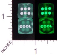 Dice : D6 OPAQUE TRANSLUCENT SOLID UNKNOWN COOL GLOW 01