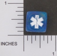Dice : D6 2 TRANSLUCENT ROUNDED SOLID CHESSEX EMS 01