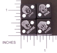 Dice : D6 UNKNOWN BEATLES 01