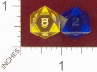 Dice : D8 CLEAR SHARP SOLID ARMORY 01