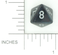 Dice : D8 OPAQUE ROUNDED GLITTER CHESSEX BOREALIS 1