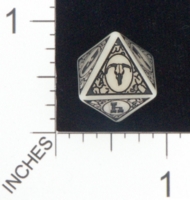 Dice : D8 OPAQUE ROUNDED SOLID CHESSEX CUSTOM FOR JOHN PETTIT OLD WEST 01