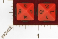 Dice : D8 OPAQUE ROUNDED SOLID CUSTOM RUNIC FOR ITALIAN CUSTOMER 01