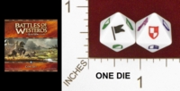 Dice : D8 OPAQUE ROUNDED SOLID FANTASY FLIGHT BATTLES OF WESTEROS 01