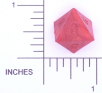 Dice : D8 OPAQUE SHARP IRIDESCENT CRYSTAL CASTE UNKNOWN 01