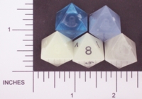Dice : D8 TRANSLUCENT SHARP SOLID GAMESCIENCE 01
