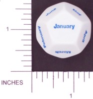 Dice : DUPS01 D12 KOPLOW MONTHS 01