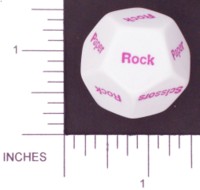 Dice : DUPS01 D12 KOPLOW ROCK PAPER SCISSIORS 01