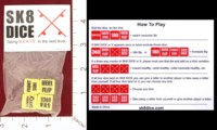 Dice : DUPS01 D6 SK8DICE EXTREMELY SORRY