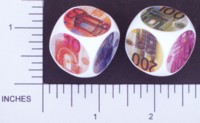Dice : DUPS02 CURRENCY EURO 01