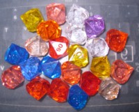 Dice : DUPS02 D10 GAMESCIENCE