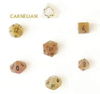 Dice : DUPS02 MIXED CRYSTAL CASTE CARNELIAN