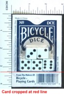 Dice : DUPS03 BICYCLE 01