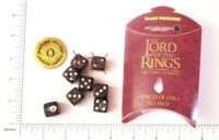 Dice : DUPS03 GAMES WORKSHOP LORD OF THE RINGS FORCES OF EVIL