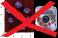 Dice : DUPS04 CRYSTAL CASTE GEN CON 2013