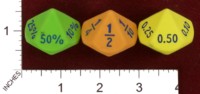 Dice : FOAM2 EAI EDUCATION 10 SIDED EQUIVALENCY DICE 01
