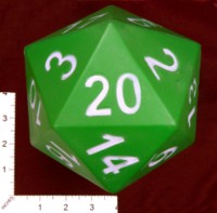 Dice : FOAM2 EAI EDUCATON JUMBO QUIETSHAPE POLYHEDRA DIE 20 SIDED 01