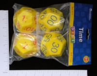 Dice : FOAM LEARNING RESOURCES 01 TIME DICE
