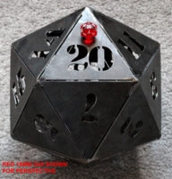 Dice : LOOSE EBAY MR GOBLEGBLIX LARGE METAL D20 01