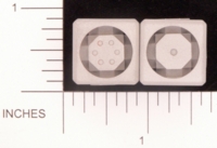 Dice : METAL ALUMINUM D6 ACE PRECISION FLOATING FACE 01
