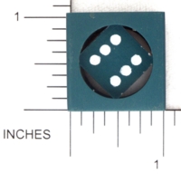 Dice : METAL ALUMINUM D6 KMAUCTIONS 02