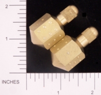 Dice : METAL BRASS D6 ACE PRECISION SPINNER PIPPED 01