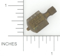 Dice : METAL BRASS D6 SPINNER 01