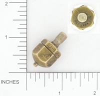 Dice : METAL BRASS D6 SPINNER ODDS ON HORSE RACE 01