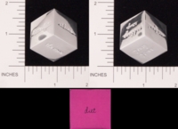 Dice : METAL CHROME D6 03 BOMBAY DUCK 18 DIET