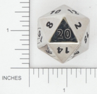 Dice : METAL STEEL D20 EM4 01
