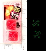Dice : MINT14 NOVELTY INC 01 LOVE DICE GLOW