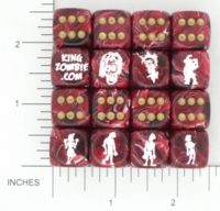 Dice : MINT15 KING ZOMBIE CHESSEX CUSTOM 01