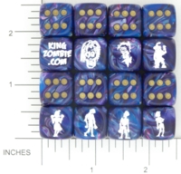 Dice : MINT15 KING ZOMBIE CHESSEX CUSTOM 04