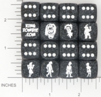 Dice : MINT15 KING ZOMBIE CHESSEX CUSTOM 09
