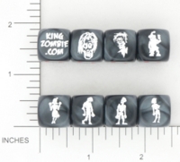 Dice : MINT15 KING ZOMBIE CHESSEX CUSTOM 12