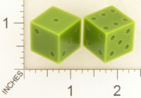 Dice : MINT18 ACE PRECISION NYLON GREEN PIPPED