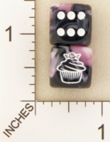 Dice : MINT18 CHESSEX FOR JSPASSINTHRU CUPCAKE 01