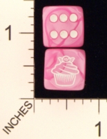 Dice : MINT18 CHESSEX FOR JSPASSINTHRU CUPCAKE 02