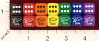 Dice : MINT18 CHESSEX FOR JSPASSNTHRU MORTAR BOARD AND TASSEL 01