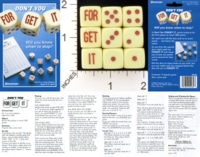 Dice : MINT18 PRESSMAN DONT YOU FORGET IT 01