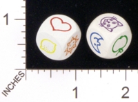 Dice : MINT18 UNKNOWN WOOD YAHTZEE CHILDRENS 01