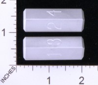 Dice : MINT19 ACE PRECISION D4 ALUMINUM SITCK NUMBERED 01