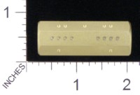 Dice : MINT19 ACE PRECISION D8 BRASS STICK PIPPED 01