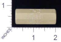 Dice : MINT19 ACE PRECISION D8 BRASS STICK WORDED 01
