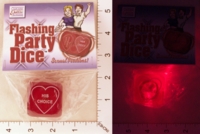 Dice : MINT19 CALIFORNIA EXOTIC NOVELTIES FLASHING PARTY DICE 01