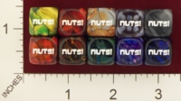 Dice : MINT19 CHESSEX 2009 CUSTOM NUTS 01